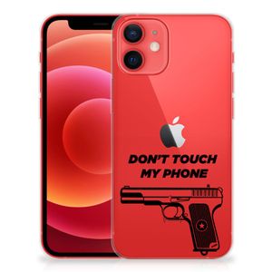iPhone 12 Mini Silicone-hoesje Pistol DTMP