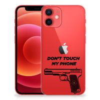 iPhone 12 Mini Silicone-hoesje Pistol DTMP - thumbnail
