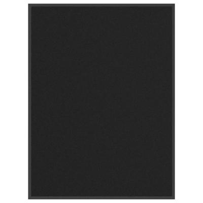 Deurmat 90x120 cm zwart