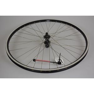 Achterwiel 28-15/8-13/8 622 Shim. 8/9V velg Alu zwart