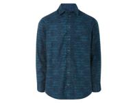 LIVERGY Flanellen heren overhemd (L (41/42), Navy/blauw/print) LIVERGY Flanellen heren overhemd (L (41/42), Navy/blauw/print)
