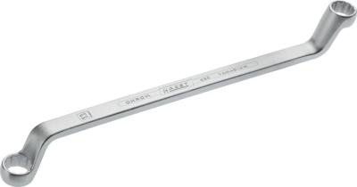 HAZET Dubbele ringsleutel 630-12X13 · Buitentwaalfkant tractieprofiel · SW 12 x 13 mm