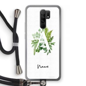 Green Brush: Xiaomi Redmi 9 Transparant Hoesje met koord