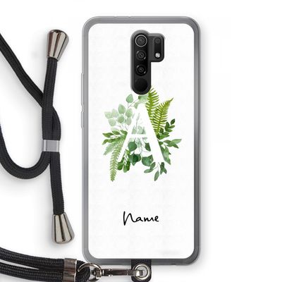 Green Brush: Xiaomi Redmi 9 Transparant Hoesje met koord
