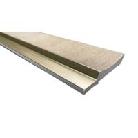 Wandpaneel Grace Beige Eindlat Links 270x6.8x1.2cm