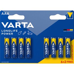 Varta Alkaline-Batterij AAA | 1.5 V DC | 8 stuks | 1 stuks - VARTA-4903SO - VARTA-4903SO