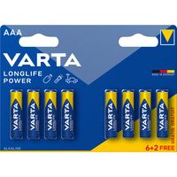 Varta Alkaline-Batterij AAA | 1.5 V DC | 8 stuks | 1 stuks - VARTA-4903SO - VARTA-4903SO - thumbnail