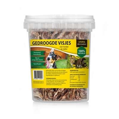 GEDROOGDE VISJES VOOR HOND EN KAT