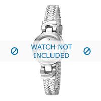 Esprit horlogeband ES107662-001 Leder Zilver
