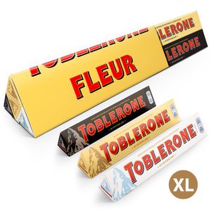 XL Toblerone smakenmix met naam en foto bedrukken