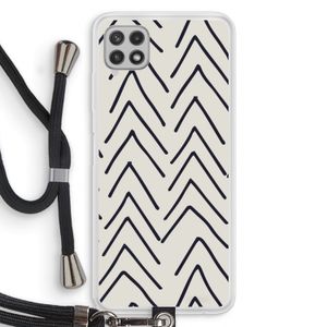 Marrakech Arrows: Samsung Galaxy A22 4G Transparant Hoesje met koord