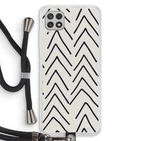 Marrakech Arrows: Samsung Galaxy A22 4G Transparant Hoesje met koord