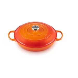 LE CREUSET - Signature - Campagnard braadpan 30cm 3,50L Oranjerood