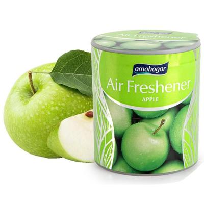 Geur gel Appel geur - 95 gram - geur blikje - 6 x 7 cm - auto/interieurparfum/luchtverfrisser