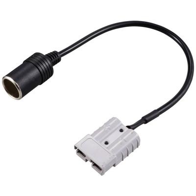 Hoogstroom-batterijstekker naar sigarettenaanstekerbus voor de auto TC-12195696 Zwart TRU COMPONENTS Inhoud: 1 stuk(s)