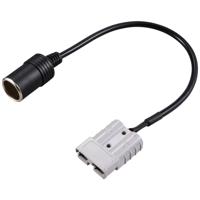 Hoogstroom-batterijstekker naar sigarettenaanstekerbus voor de auto TC-12195696 Zwart TRU COMPONENTS Inhoud: 1 stuk(s)