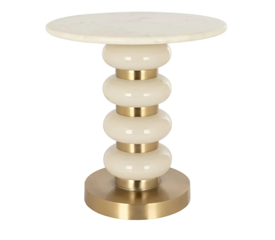 Bijzettafel Boann - wit