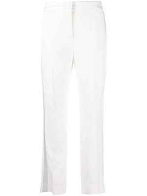 Ermanno Scervino pantalon fuselé à taille haute - Blanc