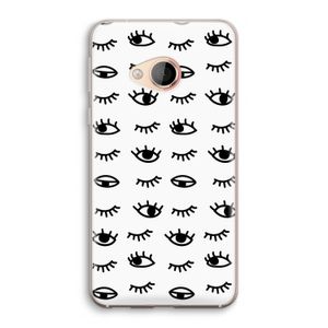 Eye pattern #2: HTC U Play Transparant Hoesje