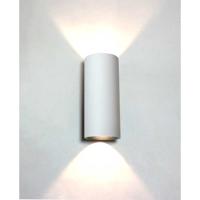 Artdelight Buitenlamp up/downBrody wit - 7cm - WL BRODY2 WI