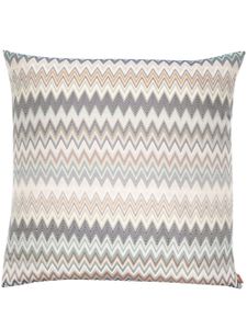 Missoni Home coussin Yate à motif zigzag - Bleu