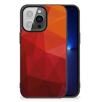 Backcover voor iPhone 13 Pro Polygon Red