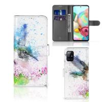 Hoesje Samsung Galaxy A71 Vogel | Portemonnee hoesje