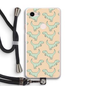 Dinos: Pixel 3 XL Transparant Hoesje met koord