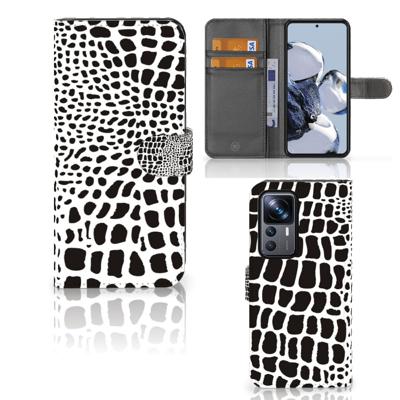 Xiaomi 12T | 12T Pro | Telefoonhoesje | Met pasjeshouder | Slangenprint
