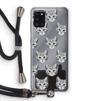 Kitten: Samsung Galaxy A31 Transparant Hoesje met koord