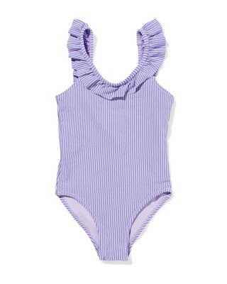 HEMA Kinderbadpak Seersucker Lila (lila)