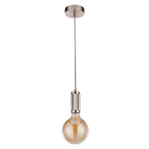 Searchlight 1-lichts hanglamp Suspension zilver 77651SS