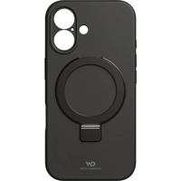 White Diamonds Cover Mag Urban Stand Case für Apple iPhone 16, Schwarz Backcover Apple iPhone 16 Zwart