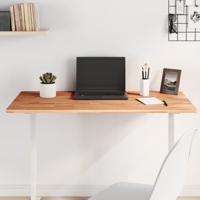 Tafelblad rechthoekig 100x50x1,5 cm massief beukenhout