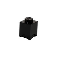 LEGO - Set van 2 - Opbergbox Brick 1, Zwart - LEGO
