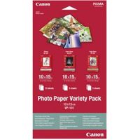 Canon VP-101 Photo Paper Variety Pack 10x15 cm. 1x10 u. 2x5 Vel - thumbnail