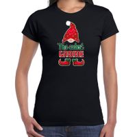 Fout kersttrui t-shirt voor dames - Schattigste gnoom - zwart - Kerst kabouter - thumbnail