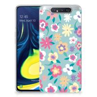 Samsung Galaxy A80 | TPU Case | Flower Power