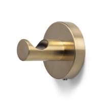 Handdoek haak Blue Label Vida | Wandmontage | Messing | Rechthoekig | Geborsteld goud PVD