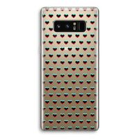 Hartjes: Samsung Galaxy Note 8 Transparant Hoesje