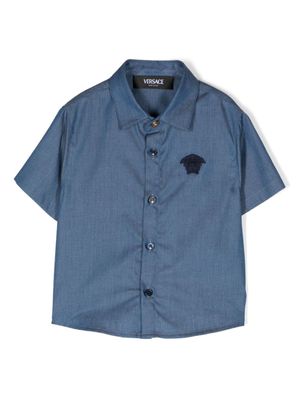 Versace Kids sweat Medusa Head à broderies - Bleu