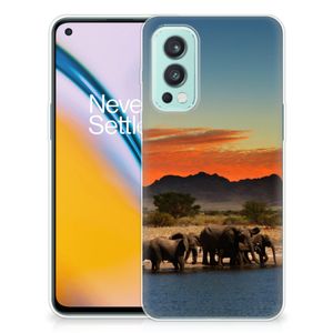 OnePlus Nord 2 5G TPU Hoesje Olifanten