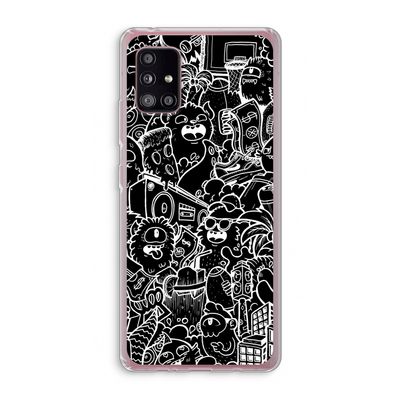 Vexx Black City : Samsung Galaxy A51 5G Transparant Hoesje