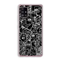 Vexx Black City : Samsung Galaxy A51 5G Transparant Hoesje Vexx Black City : Samsung Galaxy A51 5G Transparant Hoesje
