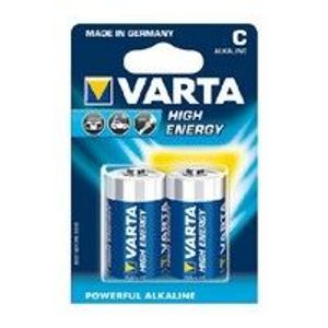Varta c/lr14 engelse staaf alkaline per 2 stuks op kaart