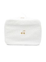 Bonpoint sac imprimé à fermeture zippée - Blanc