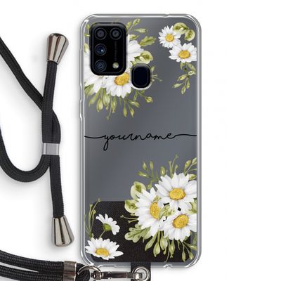 Daisies: Samsung Galaxy M31 Transparant Hoesje met koord