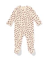 HEMA Newborn boxpakje hartjes ecru (ecru)