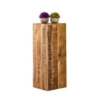 SVJ Zuil Rechthoekig - 27 x 27 x 73 cm - Hout - Bruin