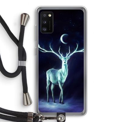 Nightbringer: Samsung Galaxy A41 Transparant Hoesje met koord